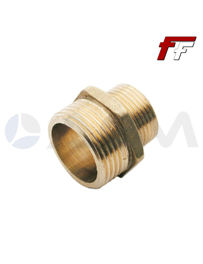 RACOR REDUCTOR 1/2"M- 3/4" M LATÓN BAJA PRESIÓN.
