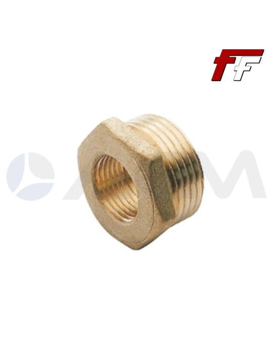 RACOR REDUCTOR 3/4"M- 1/2" H LATÓN BAJA PRESIÓN.