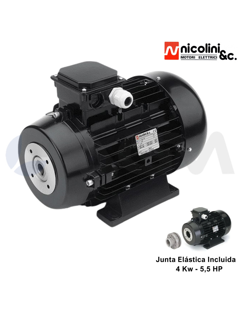 MOTOR ELÉCTRICO TRIFÁSICO CON JUNTA - 4KW (5,5HP).