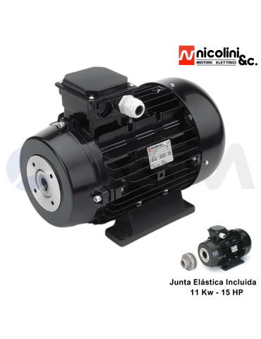 MOTOR ELÉCTRICO TRIFÁSICO CON JUNTA - 11KW (15HP).