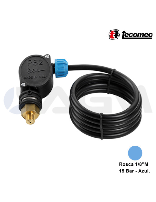 PS2 PRESOSTATO-1/8"M-15 BAR (AZUL).