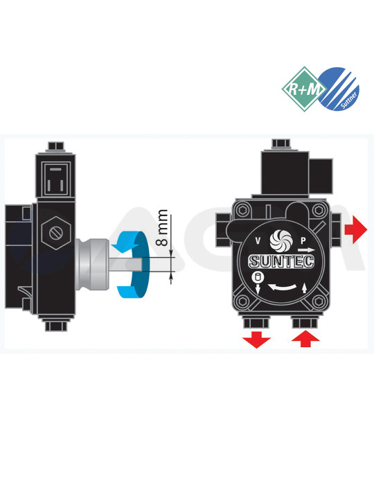 SUNTEC BOMBA QUEMADOR GASOIL-230V.