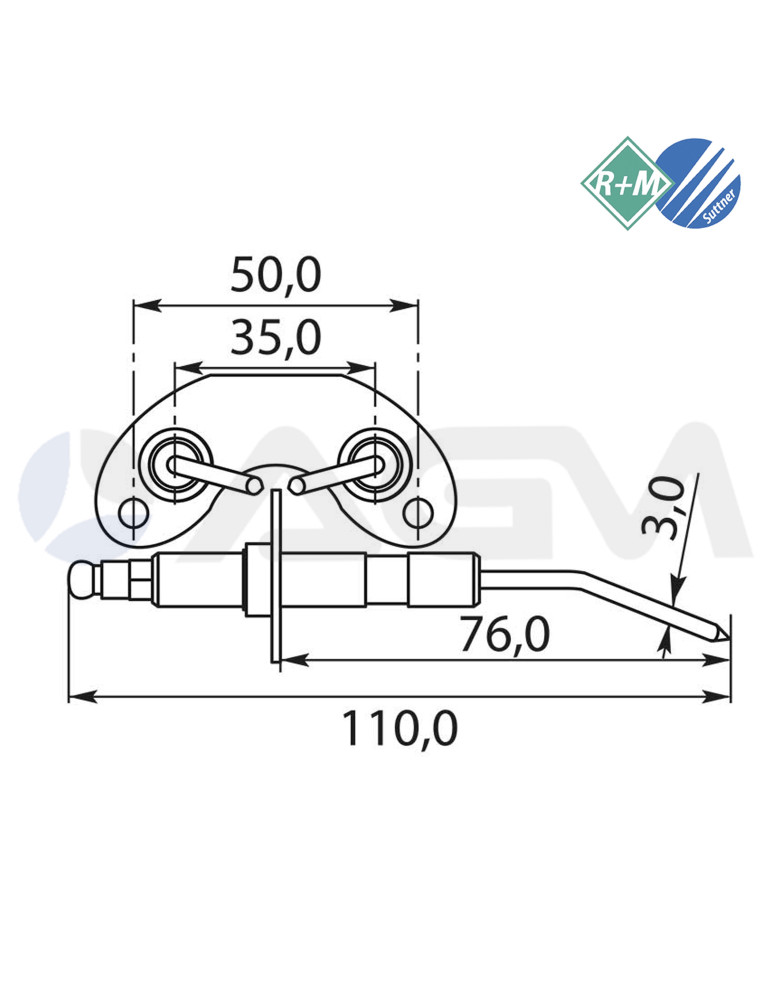 85100 ELECTRODO ENCENDIDO "PORTOTECNICA".