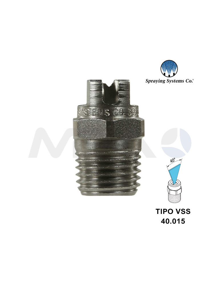 VSS BOQUILLA ALTA PRESIÓN 1/4"H NPT- ÁNGULO: 40° TIPO 015.