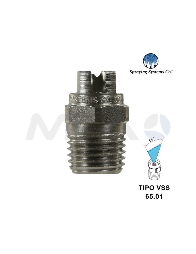 VSS BOQUILLA ALTA PRESIÓN 1/4"H NPT- ÁNGULO: 65° TIPO 01.