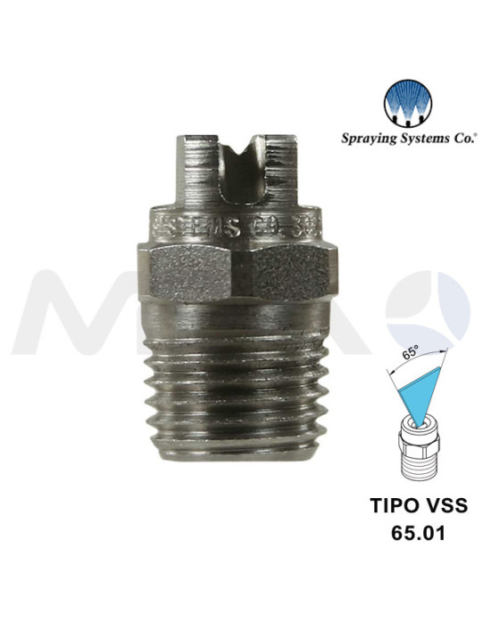 VSS BOQUILLA ALTA PRESIÓN 1/4"H NPT- ÁNGULO: 65° TIPO 01.