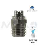 VSS BOQUILLA ALTA PRESIÓN 1/4"H NPT- ÁNGULO: 80° TIPO 01.