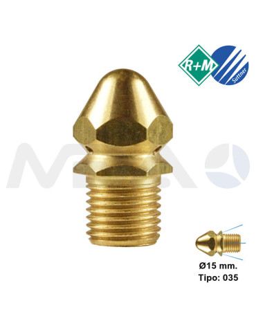 ST-49 BOQUILLA LIMPIEZA TUBERÍAS TIPO 035- 1/4"H-Ø15MM.
