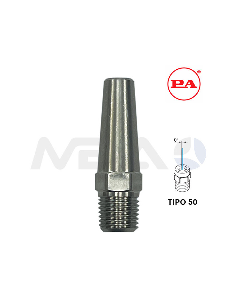 80.0445.23R BOQUILLA PROLONGADA 1/4"H NPT- ÁNGULO: 0° TIPO 50.