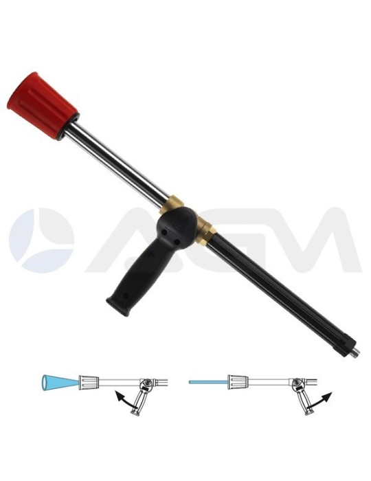 LANZA DE BALDEO "LM25" 561mm. ANGULO VARIABLE SIN BOQUILLA E. G. 1/4"M-S. M15x1H.