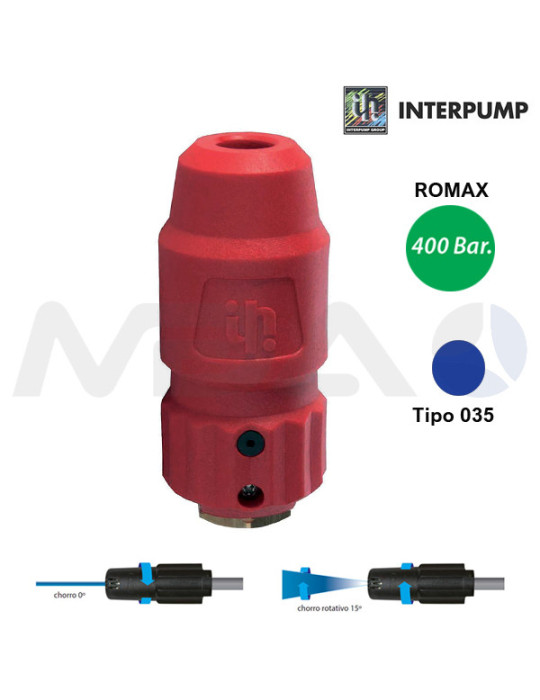 INTERPUMP ROMAX 435 TIPO 035 BOQUILLA TURBO-REGULABLE.