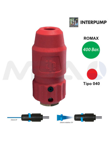 INTERPUMP ROMAX 440 TIPO 040 BOQUILLA TURBO-REGULABLE.