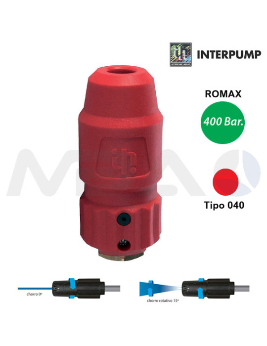 INTERPUMP ROMAX 440 TIPO 040 BOQUILLA TURBO-REGULABLE.