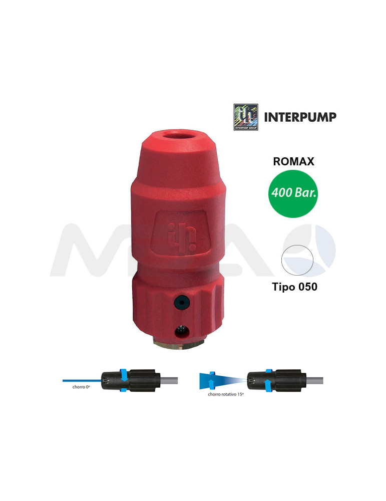 INTERPUMP ROMAX 450 TIPO 050 BOQUILLA TURBO-REGULABLE.