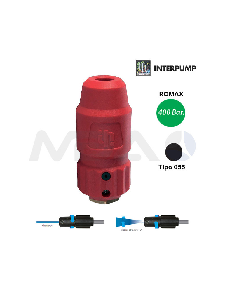 INTERPUMP ROMAX 455 TIPO 055 BOQUILLA TURBO-REGULABLE.