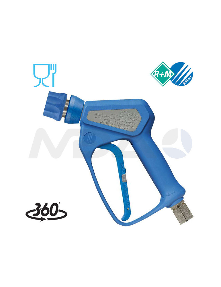202720550 PISTOLA AP "ST 2720 KW"- 125 BAR-80L-150°C.