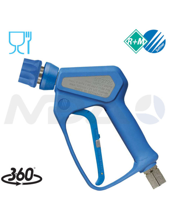 202720550 PISTOLA AP "ST 2720 KW"- 125 BAR-80L-150°C.