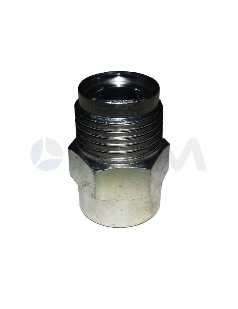 ENCHUFE RAPIDO FIJO "MVG 07" "B" DE LATON CINCADO G. 1/2"M-G. 1/4"H