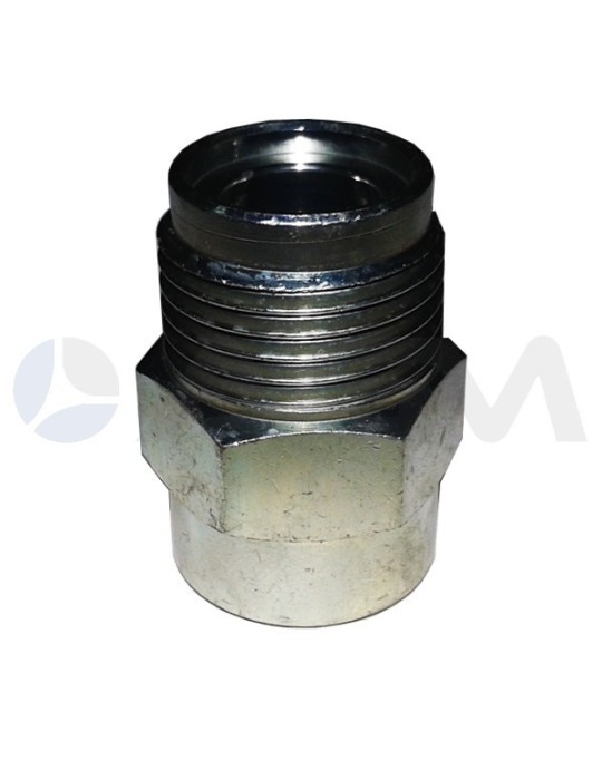 ENCHUFE RAPIDO FIJO "MVG 07" "B" DE LATON CINCADO G. 1/2"M-G. 1/4"H