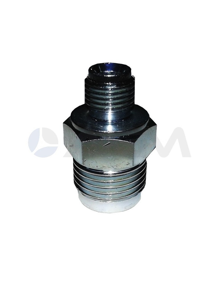 ENCHUFE RAPIDO FIJO "MVG 09" "B" DE LATON CINCADO G. 1/2"M-G. 1/4"M