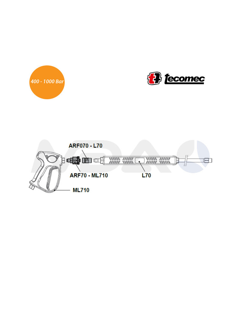 4100400035 RACOR ARF 070-ML710-3/8M-M24H SS 700BAR.