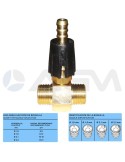 INYECTOR REGULABLE BOQUILLA Ø2,1mm. 10-16 LPM 3/8 M-M